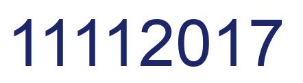 Number 11112017 blue image