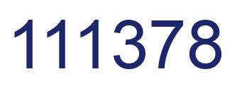 Número 111378 imagen azul