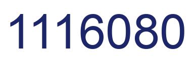 Número 1116080 imagen azul
