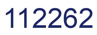 Number 112262 blue image