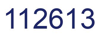 Número 112613 imagen azul