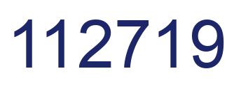 Number 112719 blue image