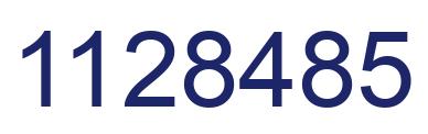 Número 1128485 imagen azul