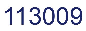 Número 113009 imagen azul
