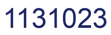Número 1131023 imagen azul