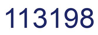 Number 113198 blue image