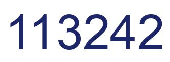 Número 113242 imagen azul