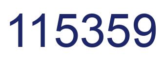 Número 115359 imagen azul