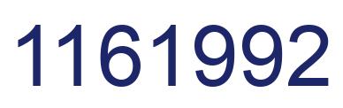 Number 1161992 blue image