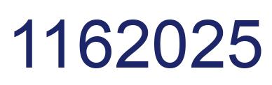 Número 1162025 imagen azul
