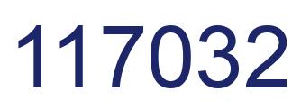 Número 117032 imagen azul