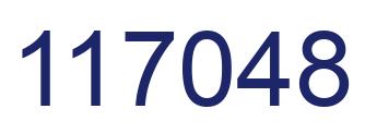 Número 117048 imagen azul