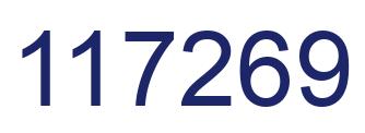 Número 117269 imagen azul