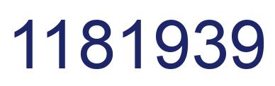 Number 1181939 blue image