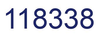 Número 118338 imagen azul