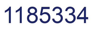 Número 1185334 imagen azul