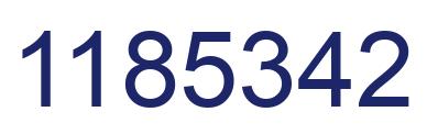 Número 1185342 imagen azul