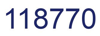 Número 118770 imagen azul