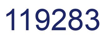 Número 119283 imagen azul