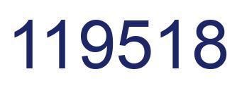Número 119518 imagen azul