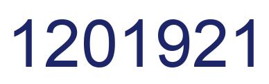 Number 1201921 blue image