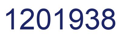 Número 1201938 imagen azul