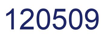 Number 120509 blue image