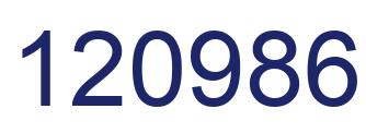 Número 120986 imagen azul