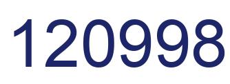 Número 120998 imagen azul