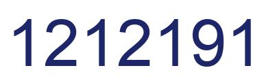 Número 1212191 imagen azul