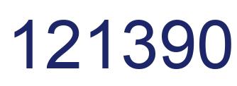 Número 121390 imagen azul