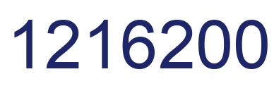 Number 1216200 blue image