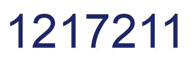 Number 1217211 blue image