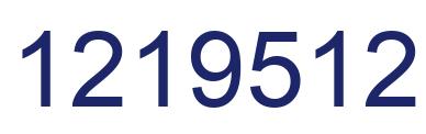 Número 1219512 imagen azul