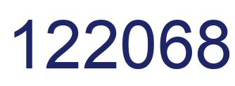 Number 122068 blue image
