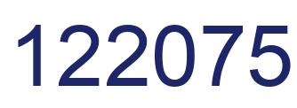 Number 122075 blue image