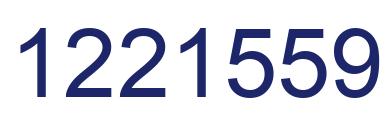 Número 1221559 imagen azul