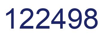 Number 122498 blue image