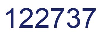 Número 122737 imagen azul