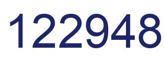 Number 122948 blue image