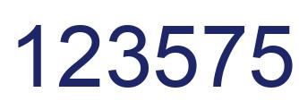 Número 123575 imagen azul