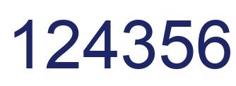 Número 124356 imagen azul
