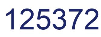 Number 125372 blue image