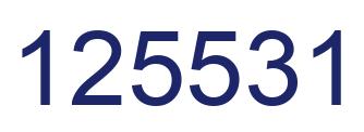 Número 125531 imagen azul