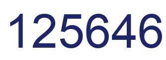 Número 125646 imagen azul