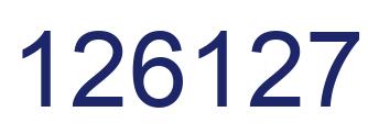 Number 126127 blue image