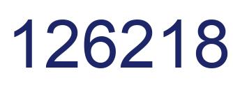 Number 126218 blue image