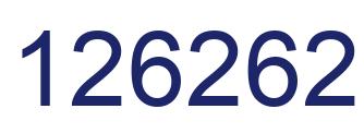 Number 126262 blue image