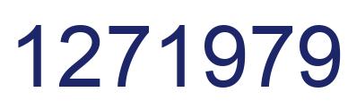 Número 1271979 imagen azul