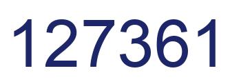 Número 127361 imagen azul